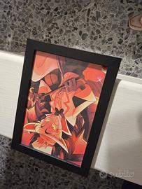 quadretto cornice 13x18 hazbin hotel lucifero