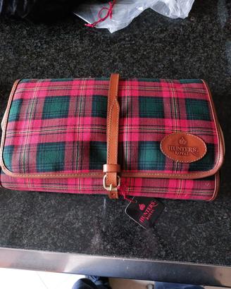 Borsa beauty-case Hunters Royal Tartan, Nuovo