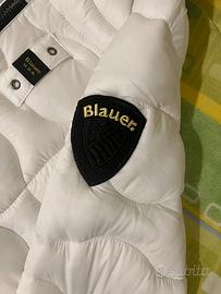 Giacca bianca Blauer USA con cappuccio