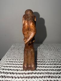 Scultura in Legno Maternità Artigianale