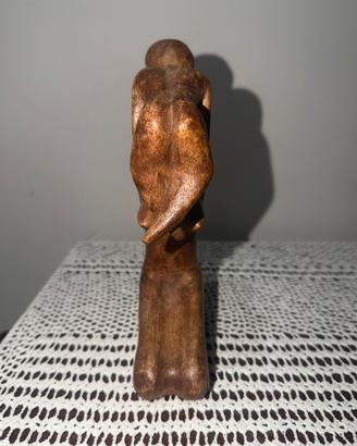 Scultura in Legno Maternità Artigianale