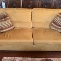 Poltronesofà Coppia divani Ampio 3+2 pouf, cuscini