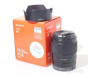 OBIETTIVO SONY FE 35 MM F/1.8. E-MOUNT. GARANZIA.