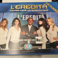 scatola gioco l'eredità con Carlo Conti