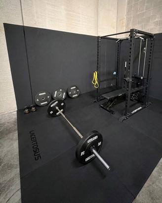 Palestra completa Lacertosus Rack + Pesi Sidea