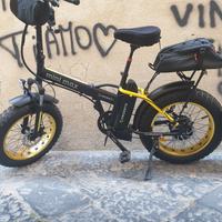 bici elettrica mini max argento 