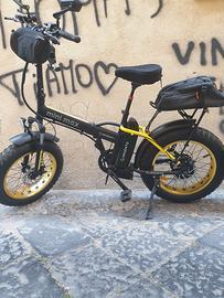 bici elettrica mini max argento 