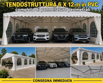 Copertura Gazebo  12 x 6 in PVC  Zincato completaT