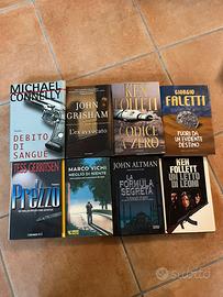 set 8 libri giallo