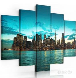 Quadro 5 pannelli su tela