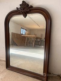 Specchio in legno pregiato