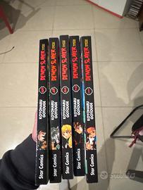 manga demon slayer volume 1-5
