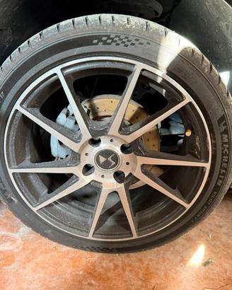 3 cerchi dotz 17”+pilot sport5