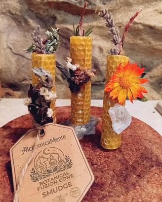 Set 3 smudge candle AlchemicaMente 