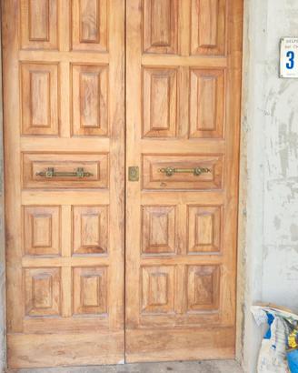 Portone in noce nazionale 