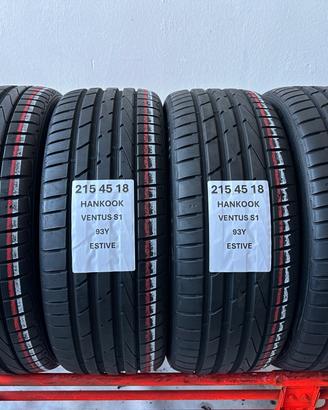 4 gomme 215 45 18 HANKOOK