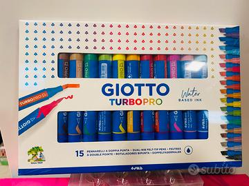 Giotto Turbopro - 15 pennarelli a doppia punta