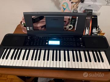 Tastiera Yamaha PSR-E383 + Pedale M-Audio SP-2