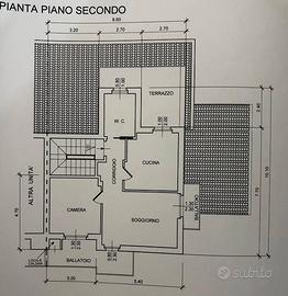 Trilocale con terrazzo,box ampio e cantina