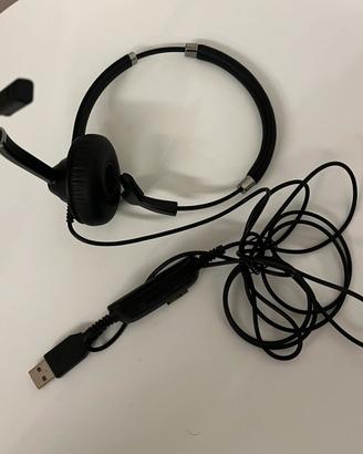 Cuffie con un auricolare libero e microfono Jabra