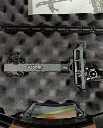 Mirino Axcel da compound 6" in carbonio Nuovo
