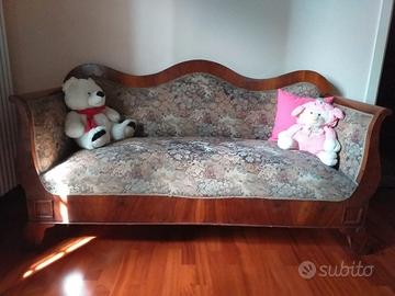 divanetto a barca  metà 800