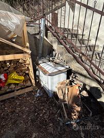 Stufa economica a legna per baita