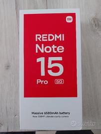 Redmi Note 15 Pro 5G 12/512GB Titanium - NUOVO SIG