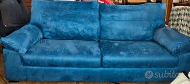 divano blu poltrone sofà 