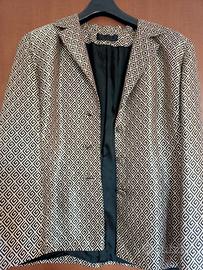 giacca viscosa a fantasia 