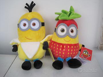 Peluche Minions (Banana Kevin e Strawberry Bob)