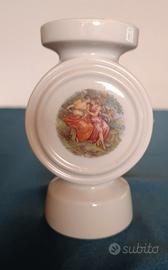 Vaso in porcellana Heinrich Bavaria decorato