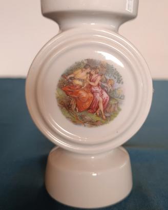 Vaso in porcellana Heinrich Bavaria decorato