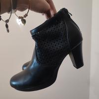 Stivaletti neri tronchetti donna 38 