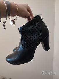 Stivaletti neri tronchetti donna 38 