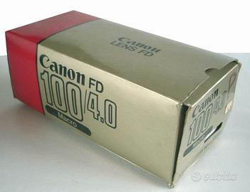 CANON FD MACRO LENS 100MM 1:4