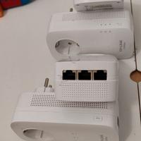 4 Powerline TPLINK AV 1200 con presa passante