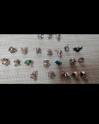 Lotto di charms simil Pandora 