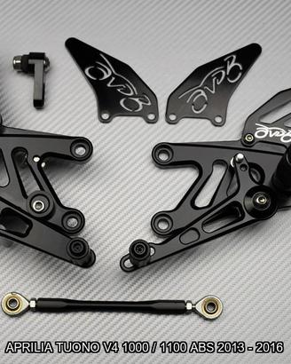 Pedane arretrate APRILIA TUONO V4 ABS 2013 - 2016
