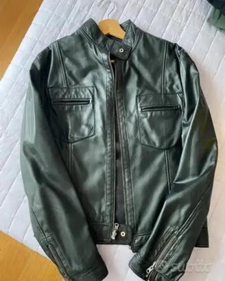 Giubbotto in pelle Versace