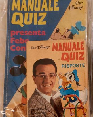 Walt Disney Manuale Quiz Febo Conti + Manuale