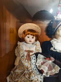 bambola di ceramica vintage 
