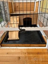 Gabbia/PawHut in Legno