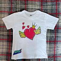 T-SHIRT CANALE TV SUPER! TAGLIA 7/8 MESI MAGLIA 2