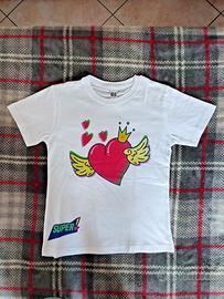 T-SHIRT CANALE TV SUPER! TAGLIA 7/8 MESI MAGLIA 2