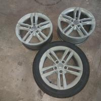 3 cerchi audi 17