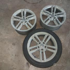 3 cerchi audi 17