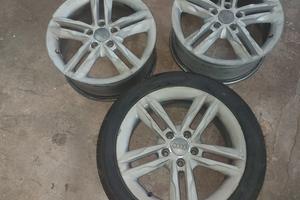 3 cerchi audi 17