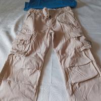 outfit casual estivo t-shirt Blue  e pant  lunghi 