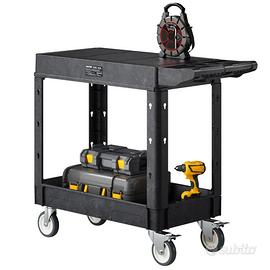 Carrello Portaoggetti in Plastica Resistente 795mm